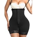 Fajas Colombianas Moldeadoras Shapewear Tummy Control Post Surgery Compression Butt Lifter for Women Black