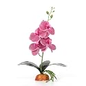 Purple Fake Orchids, Ball Python Snake Tank Reptile Terrarium Décor