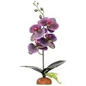 Radiant Fake Orchids, Aesthetic Reptile Terrarium Floral Tank Décor