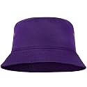 Falari Men Women Unisex Cotton Bucket Hat 100% Cotton Packable for Travel Fishing Hunting Summer Camp