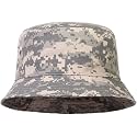 Falari Men Women Unisex Cotton Bucket Hat 100% Cotton Packable for Travel Fishing Hunting Summer Camp