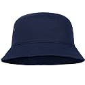 Falari Men Women Unisex Cotton Bucket Hat 100% Cotton Packable for Travel Fishing Hunting Summer Camp