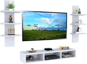 falasna engineered wood wall mount tv entertainment unit cabinet set top box stand engineered wood tv entertainment unit finish color - white diydo-it-yourself