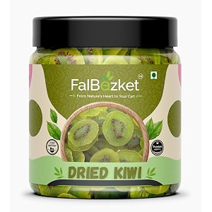 falbazket premium dried kiwi for eating 250gm  kiwi dry fruits  delicious and tasty  dehydrated fruits  naturally sweet  ready to eat fruit snack  ideal for snacking baking amp desserts