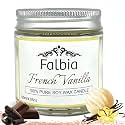 Falbia Scented Candles| French Vanilla Scented Candle| Last 30+ Hrs |120 GMS| Fragrance Wax Candles for Home Decor|Best Scented Candles for Gift (French Vanilla)
