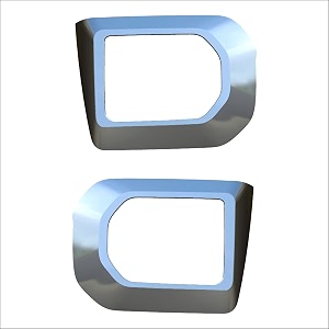 falcon car rear eye cat covergarnish with premium chrome finish for tata punch
