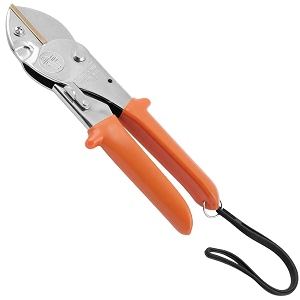 falcon pruning secateurs economy m2 with 10mm cutting capacity stainless steel pvc grip handle heavy duty pruner gardening scissor plant and branch cutter shears tool for home garden white