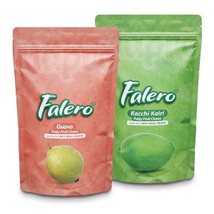 falero fruit chews guava and raw mango 175 gm 33 fruit pulp guava amp raw mango