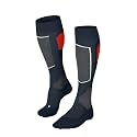 FALKE Men's SK4 Advanced Ski Socks, Light Cushion, Quick Dry Merino Wool, 1 Pair