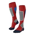 FALKE Men's SK4 Advanced Ski Socks, Light Cushion, Quick Dry Merino Wool, 1 Pair