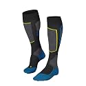 FALKE Men's SK4 Advanced Ski Socks, Light Cushion, Quick Dry Merino Wool, 1 Pair
