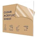 Falken Design Acrylic Plexiglass Sheet, Clear, 18" x 18" x 1/16"