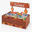 Fall Candy Bowl Wooden Maple Leaf Candy Dish Holders Large Thanksgiving Candys Bowl Orange Serving Bowls Thanksgiving Harvest Tableware for Autumn Farmhouse Party Decoration