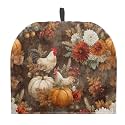 Fall Chicken Teapot Insulation Cover Pumpkin Tea Cup Warmer Cozy Tea Kettle Cover for Table Thanksgiving Tea Kettle Cover Teapot Electric Tea Kettle Dust Cover