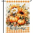 Fall Garden Flag 12x18 Inch Double Sided
