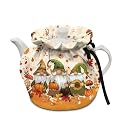 Fall Leaf Tea Cozies Thanksgiving Cover of Teapots Tea Pot Dust Cover Insulated Kettle Cover Tea Pots Cosy Cotton Teapot Shock Protection Home Party Decor Souvenir