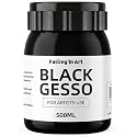 Falling in Art 16.9 Oz Black Gesso Primer for Acrylic &Oil Painting