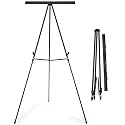 Falling in Art 63 1/2'' Lightweight Aluminum Flip Chart Display Easel Stand