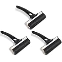 Falling in Art Rubber Roller Brayer for Crafting - Ink Roller Tool for Printmaking, Glue, Block, Wallpaper, Vinyl, Stamping, 4 5/7 Inches (Pack of 3)