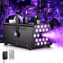 FALOVE 600W Fog Machine with 18 Leds Light for Halloween Decor Atmosphere
