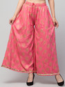 FamBee Flared Women Pink Trousers