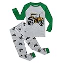 Family Feeling Kids &amp; Toddler Boys Pajamas 2 Piece Pjs Set 100% Cotton Sleepwear