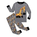 Family Feeling Kids &amp; Toddler Boys Pajamas 2 Piece Pjs Set 100% Cotton Sleepwear