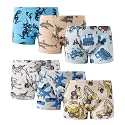Family Feeling Little Boys' Cotton Boxer Brief Soft Underwear