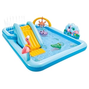 family playcenter for kids childrens and toddlers to fun and enjoyment in backyard in vacations having inflatable toys and games with multiple designs jungle adventure playcenter 57161