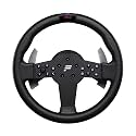 FANATEC Sim Racing CSL Steering Wheel P1 V2 (QR2 LITE) – Rubberised Grip, RevStripe, LED Display, Metal Shifter Paddles, QR2 LITE Wheel-Side Preinstalled – PC