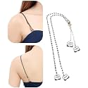 Fancy Adjustable Bra Straps for Women | Stylish & Comfortable For Dresses & Tops | Diamond & Pearl Design Non-Slip Bling Shoulder Straps for Wedding & Party Outfit