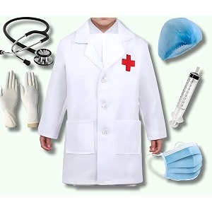 FANCY DRESS WORLD Kids Community Helpers Doctors