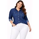 Fancy Full Sleeve Washed Denim Shirt for