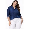 Fancy Full Sleeve Washed Denim Shirt for