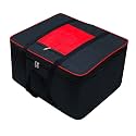 Presents Big Size Underbed Water Water Proof Storage Bag/Storage Organizer for Storing Blanket, Clothes with Zipper Closure and Handle (Red, 1)