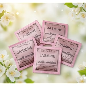 jasmine fragrance sachets for wardrobes closets amp drawers - long-lasting freshness pack of 5