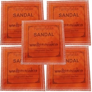 mysore sandal fragrance sachets - pack of 5