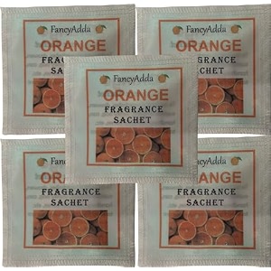 orange fragrance sachets - pack of 5