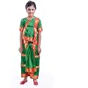 Fancydresswale Bharatnatyam Dance Dress for Girls