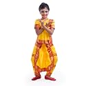 Fancydresswale Bharatnatyam Dance Dress for Girls
