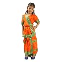 Fancydresswale Bharatnatyam Dance Dress for Girls