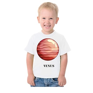 FancyDressWale Solar System Planets Theme T-Shirt for