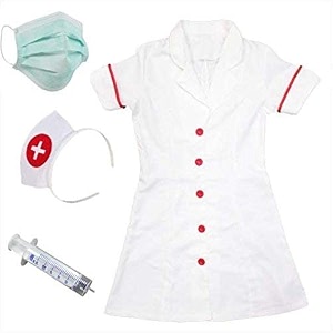 Fancydressworld Nurse Dress and Headgear and Accessories