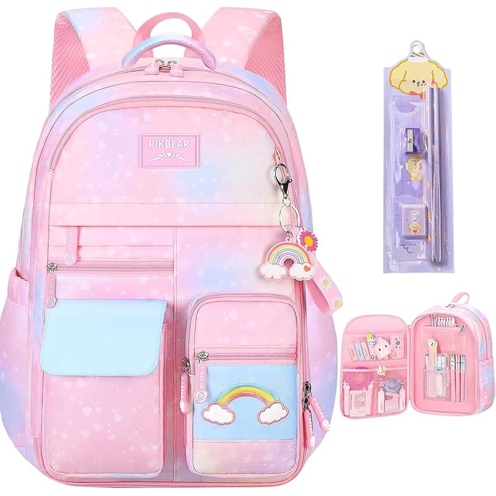 Fancyku School Backpacks for Girls & Boys Stylish Durable Water ...