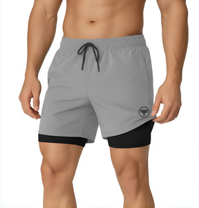 FANEX FITNESS Solid Men Grey Gym Shorts