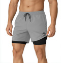 FANEX FITNESS Solid Men Grey Gym Shorts
