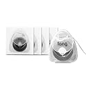 Fang Activated Charcoal Mint Floss | Effective Plaque Removal | Black Textured Woven Thread, Not plastic | Designed with American Dentists | Non toxic, vegan and child friendly (150-ft) (Mint, Pack of 4)