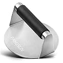 FANGSUN Stainless Steel Burger Press, 5.8 Inch Burger Smasher for BBQ