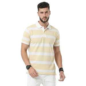 fanideaz Branded Mens Half Sleeve Cotton Striped