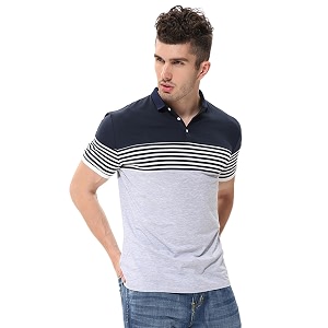 fanideaz Branded Mens Half Sleeve Cotton Striped